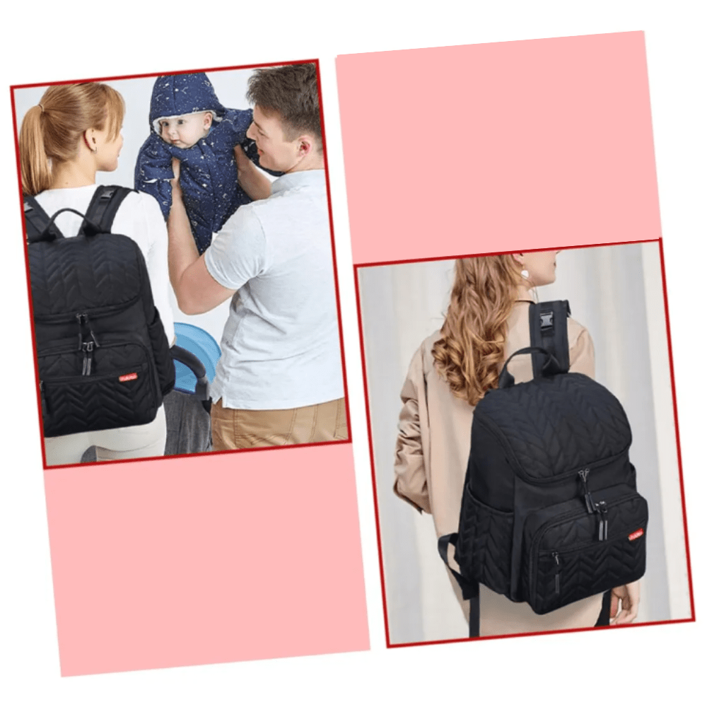 Baby Diaper Backpack – Large Capacity Maternity Travel Bag 30L - QUARATI