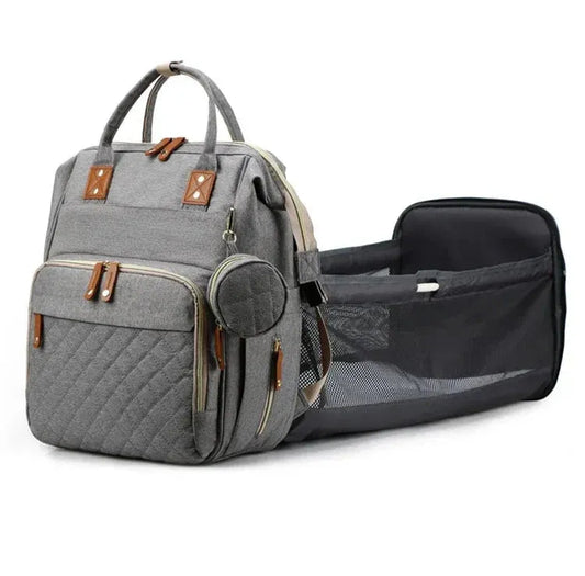 Mochila multifuncional impermeável para mamãs – Mochila grande para fraldas com bolsas térmicas