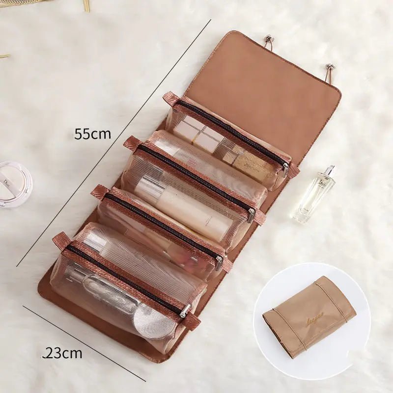 Portable Toiletries Bag – Detachable Travel Cosmetic Organizer - QUARATI