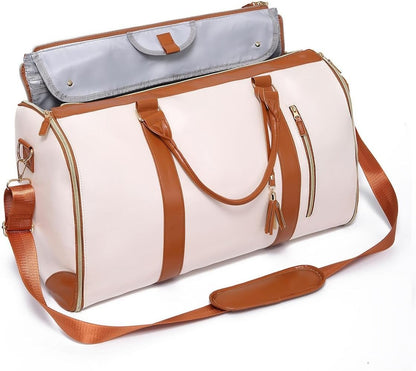 Garment Duffle Convertible Waterproof Shoulder Bag – Travel Duffel & Garment Carrier - QUARATI