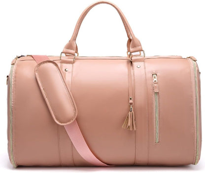 Garment Duffle Convertible Waterproof Shoulder Bag – Travel Duffel & Garment Carrier - QUARATI