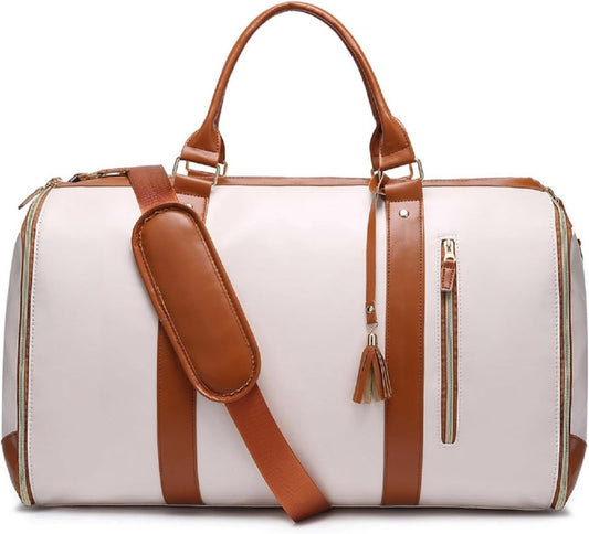 Garment Duffle Convertible Waterproof Shoulder Bag – Travel Duffel & Garment Carrier - QUARATI