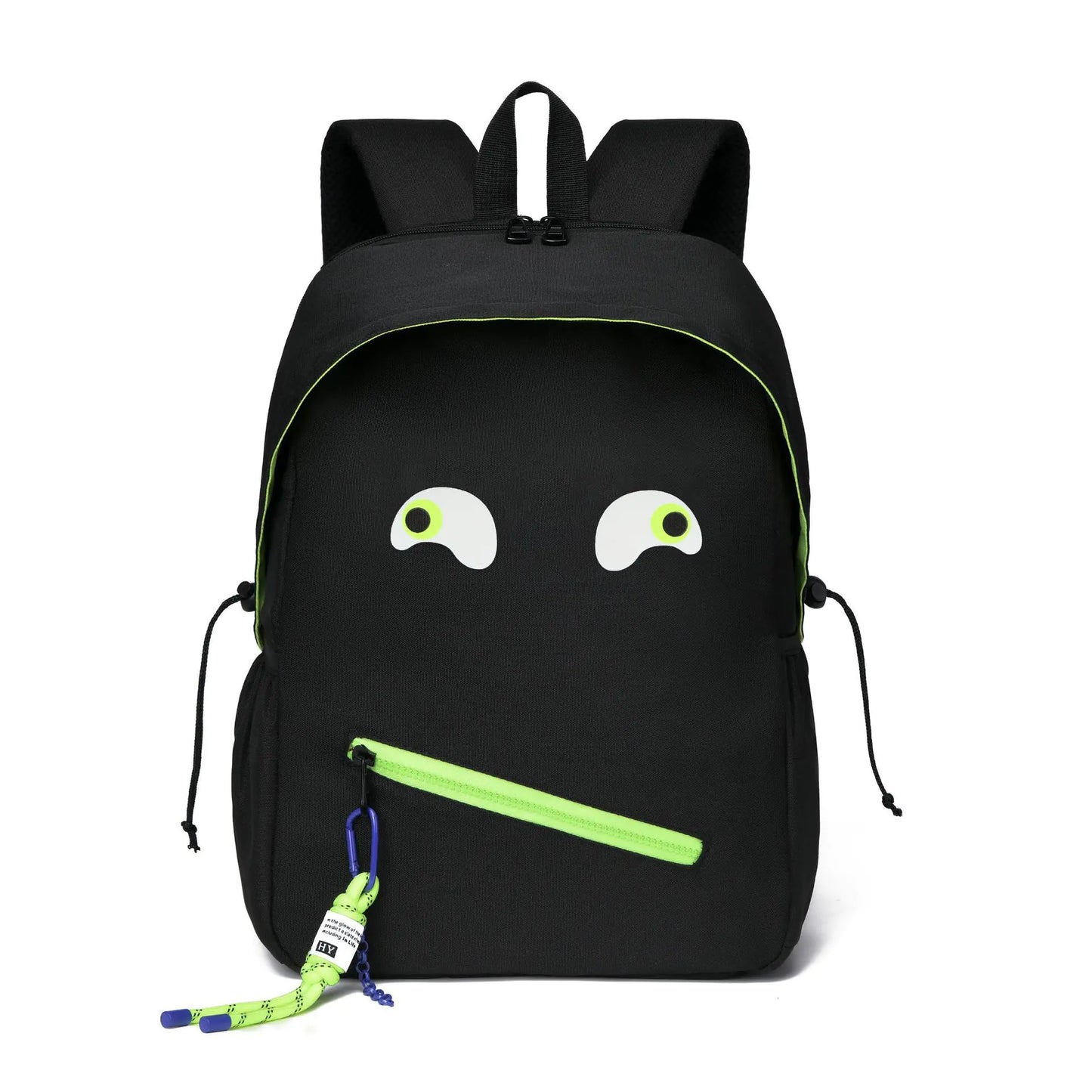 UNISEX RUGZAK MET UNIEK ONTWERP – DUURZAAM NYLON – VOOR SCHOOL EN REIZEN – ZWART
