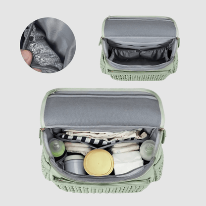 Large Capacity Baby Diaper Bag – Waterproof Insulated Backpack for Travel & Daily Use - QUARATI