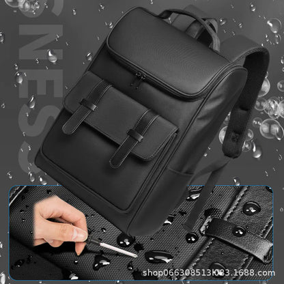 LARGE CAPACITY BACKPACK 29×18×43CM – STUDENTS & PROFESSIONALS – BLACK - QUARATI