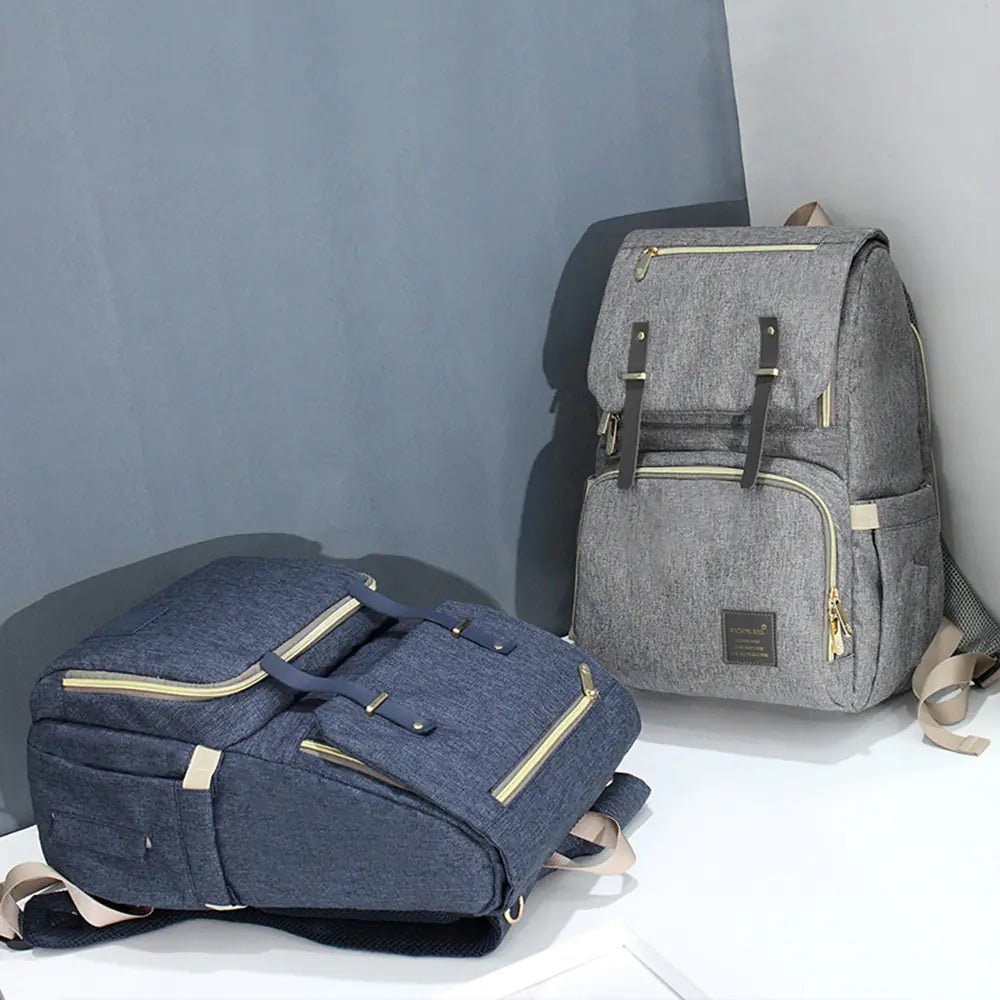 Large Capacity Mommy Diaper Bag – Oxford Cloth Baby Care Backpack - QUARATI