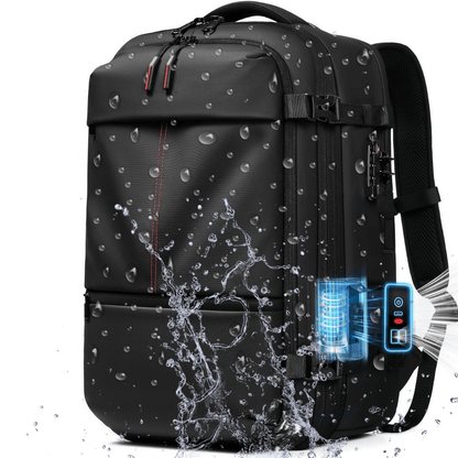 Lightweight 50L Travel Backpack with Compression System & USB Charging - QUARATI