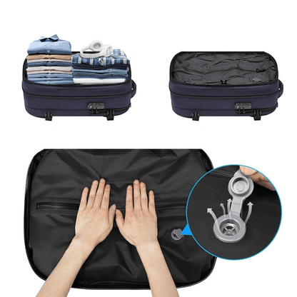 Lightweight 50L Travel Backpack with Compression System & USB Charging - QUARATI