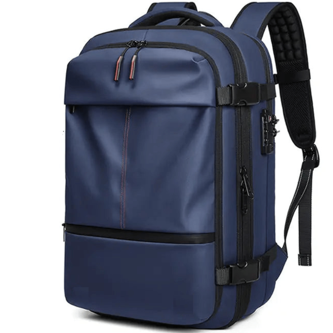 Lightweight 50L Travel Backpack with Compression System & USB Charging - QUARATI