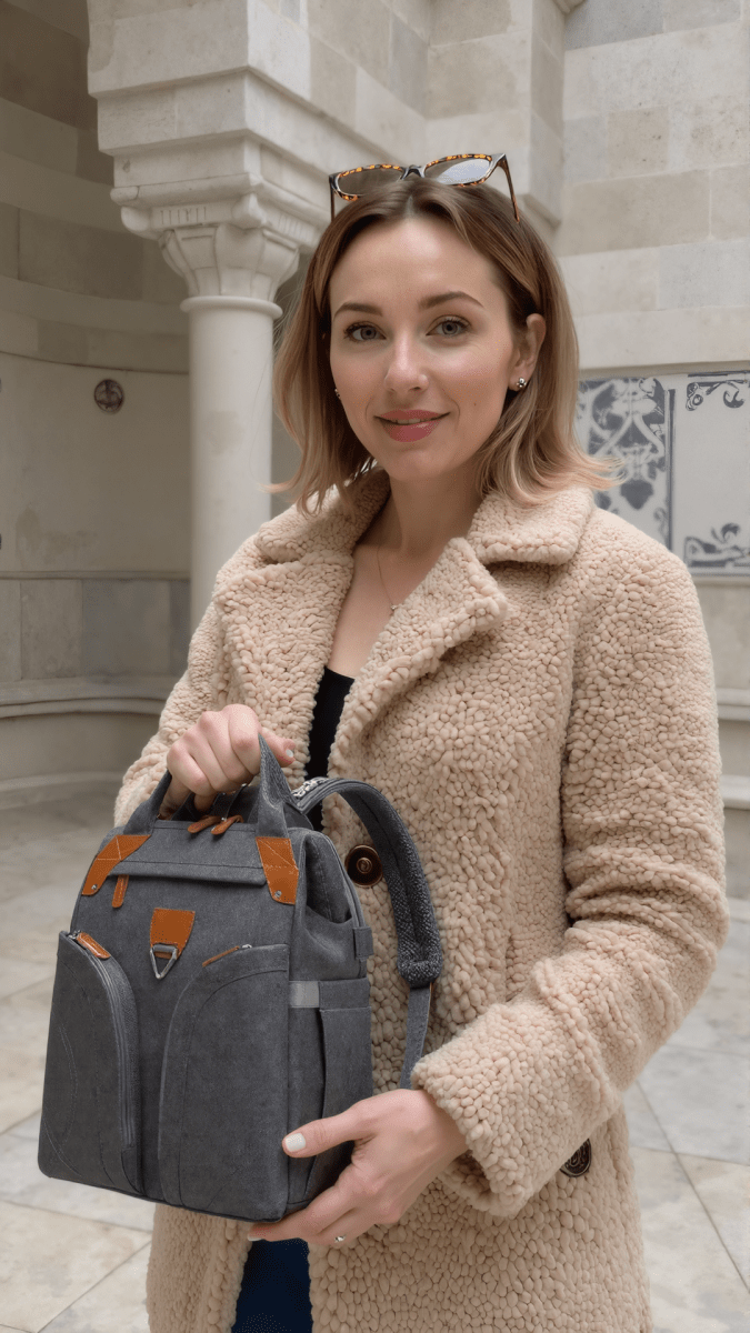 Lightweight Large Capacity Backpack for Mom and Baby – Travel Diaper Bag with Wet/Dry Separation - QUARATI