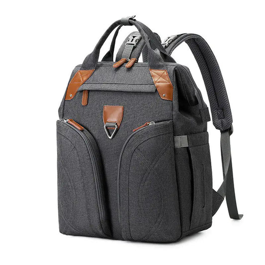 Lightweight Large Capacity Backpack for Mom and Baby – Travel Diaper Bag with Wet/Dry Separation - QUARATI