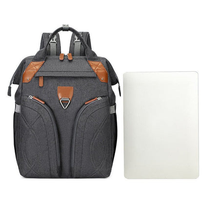 Lightweight Large Capacity Backpack for Mom and Baby – Travel Diaper Bag with Wet/Dry Separation - QUARATI