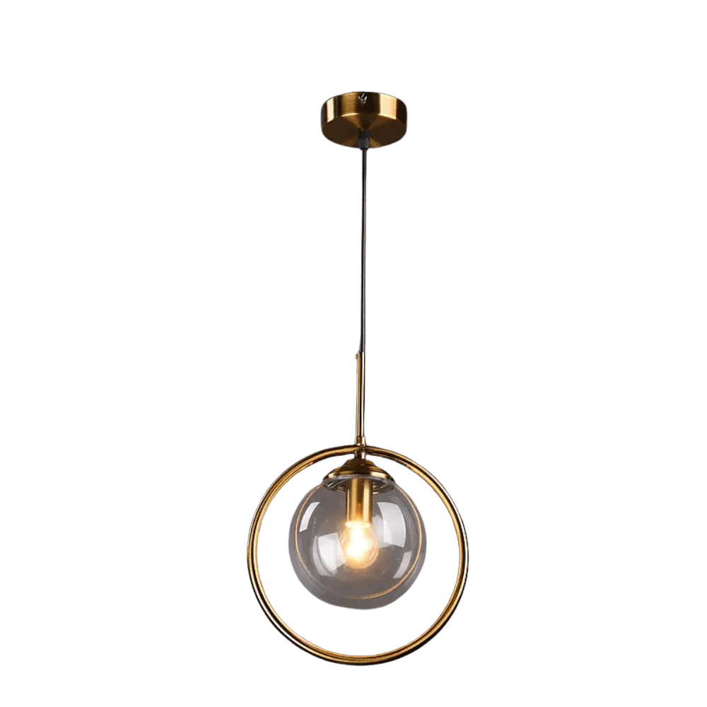 Lumière Nordique - Head Glass Pendant Light – Adjustable Minimalist Ceiling Lamp - QUARATI