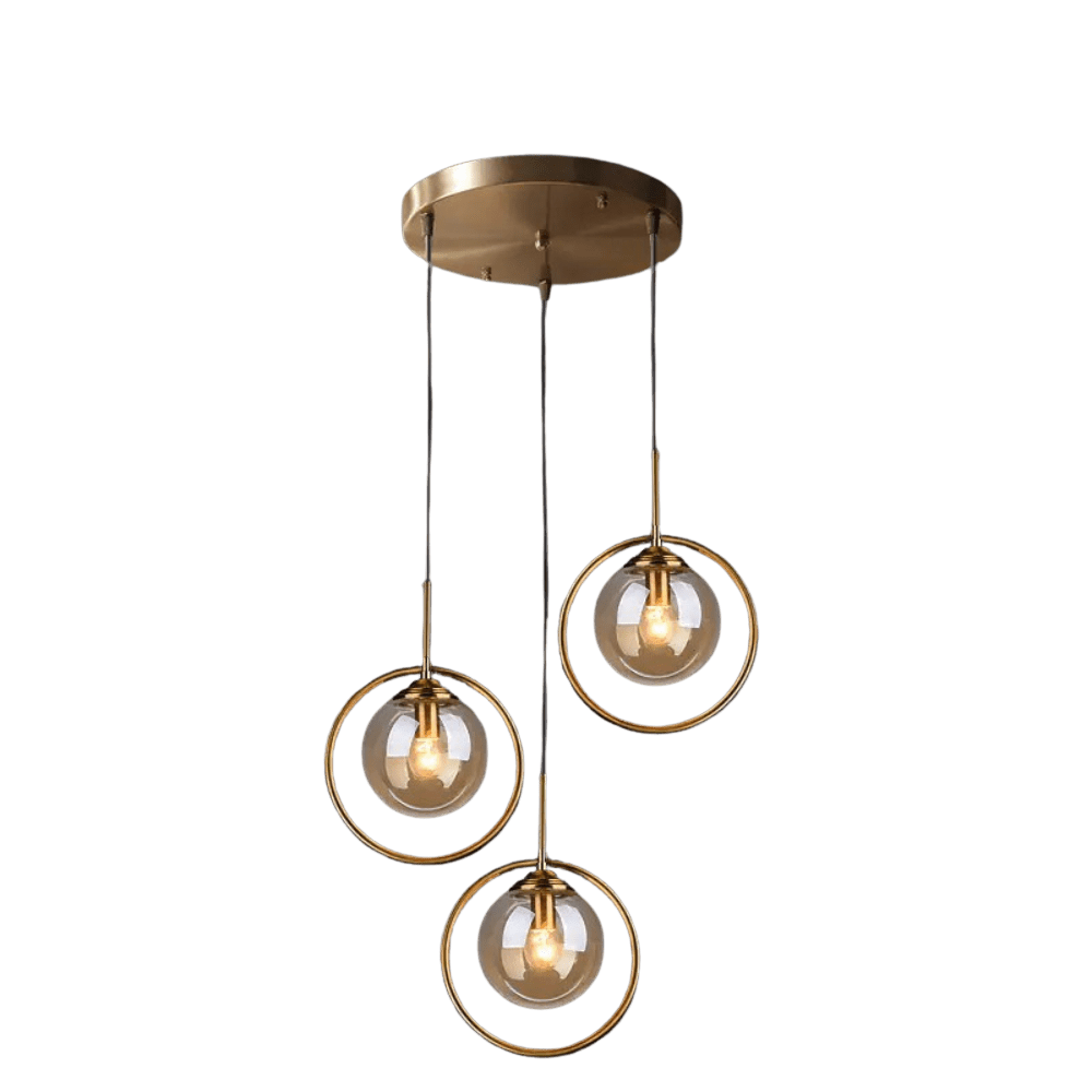 Lumière Nordique - Head Glass Pendant Light – Adjustable Minimalist Ceiling Lamp - QUARATI