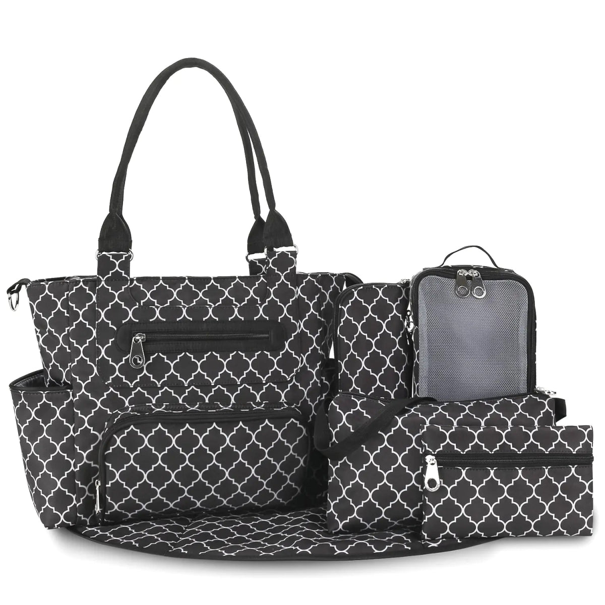 Mommy Diaper Bag with Accessories – Functional & Spacious - QUARATI