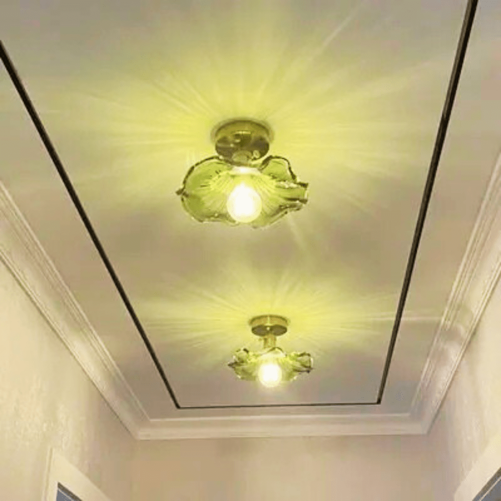 Nordic Brass Glass Pendant Light – Japanese Minimalist Hanging Lamp - QUARATI