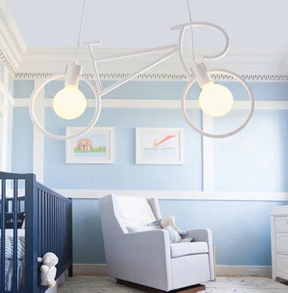 Nordic Modern Double - Head Bicycle Pendant Light - QUARATI