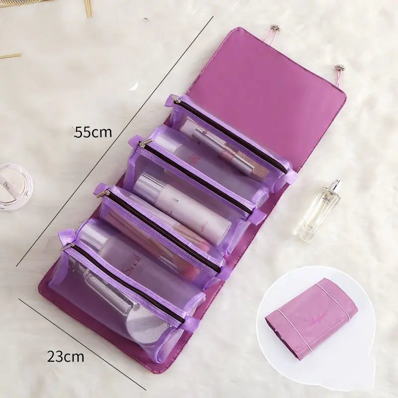 Portable Toiletries Bag – Detachable Travel Cosmetic Organizer - QUARATI