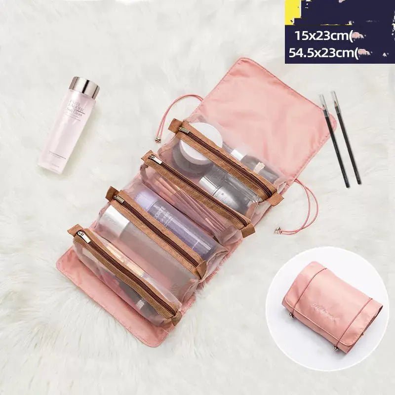 Portable Toiletries Bag – Detachable Travel Cosmetic Organizer - QUARATI