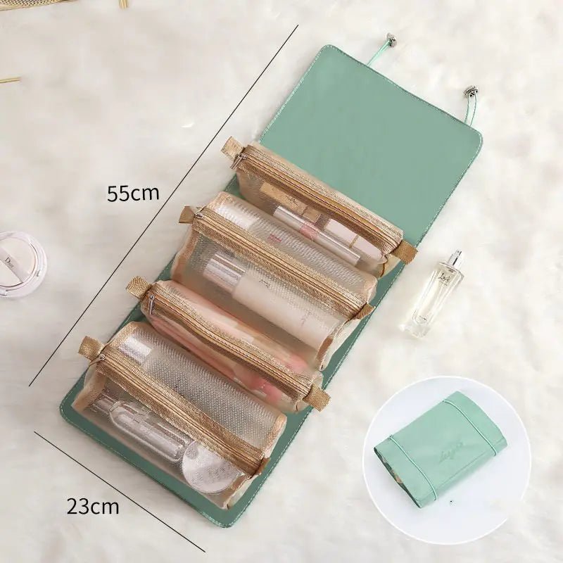 Portable Toiletries Bag – Detachable Travel Cosmetic Organizer - QUARATI