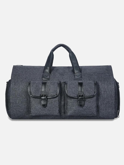 Waterproof Garment Duffel Bag – Large Carry - On with Shoe Compartment & Suit Carrier - QUARATI