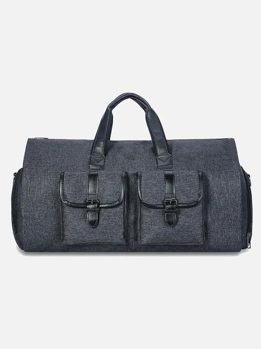 Waterproof Garment Duffel Bag – Large Carry - On with Shoe Compartment & Suit Carrier - QUARATI