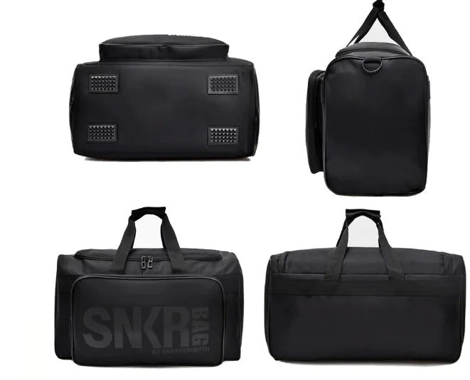 Waterproof Sneaker Travel Duffel – 35L Sport & Gym Bag with Shoe Divider - QUARATI